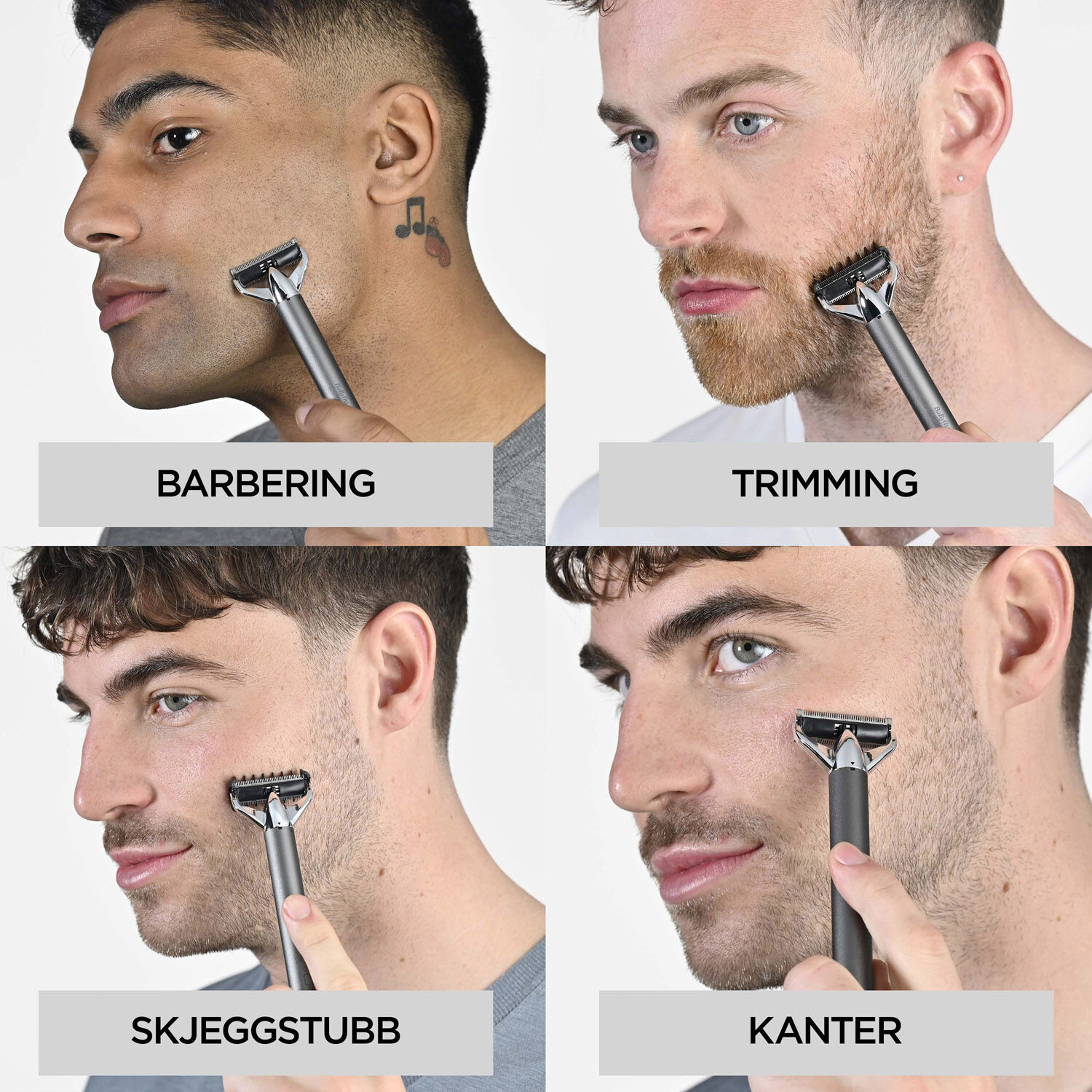 V&aring;d og t&oslash;r barbering